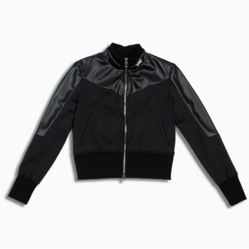 PXG cropped vegan leather jacket